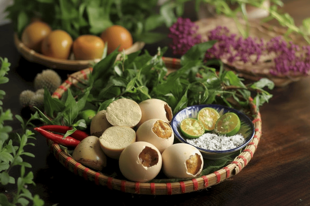 Trứng nướng - món ăn vặt phù hợp không khí Tam Đảo